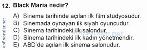 Soru 12