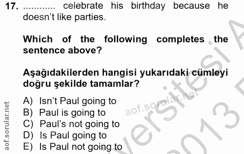 Soru 17