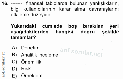 Soru 16