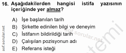 Soru 16