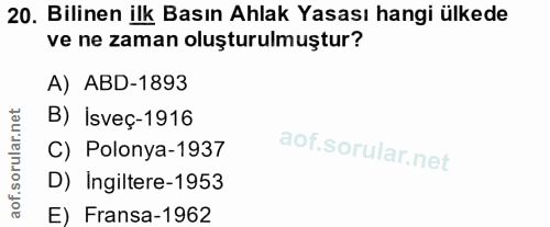Soru 20