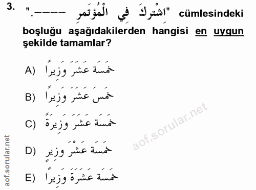 Soru 3