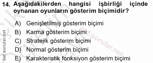 Soru 14