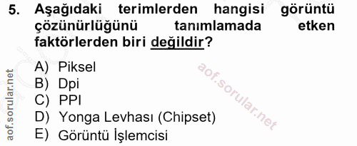 Soru 5
