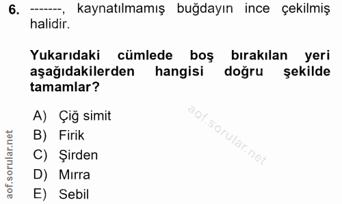 Soru 6