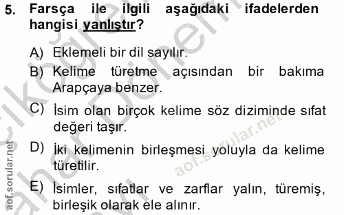Soru 5