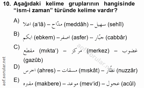 Soru 10