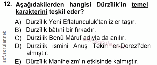 Soru 12