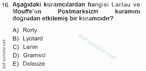 Soru 16