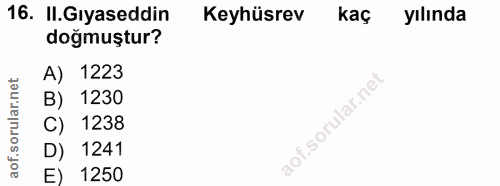 Soru 16
