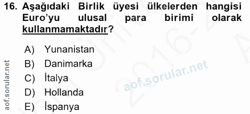 Soru 16