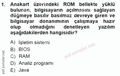 Soru 1