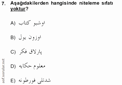 Soru 7