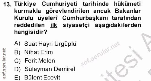 Soru 13