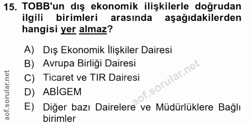 Soru 15
