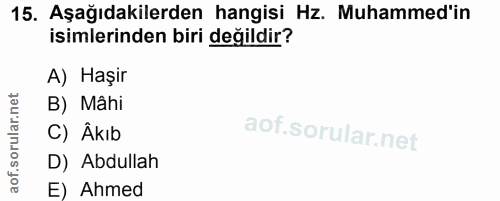 Soru 15