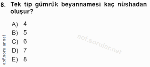 Soru 8