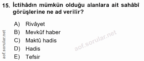 Soru 15