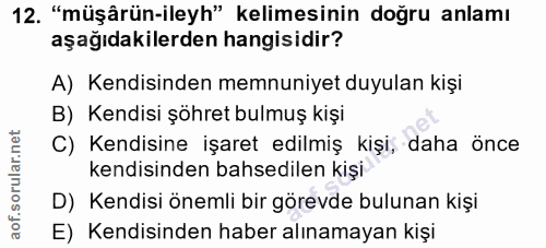 Soru 12