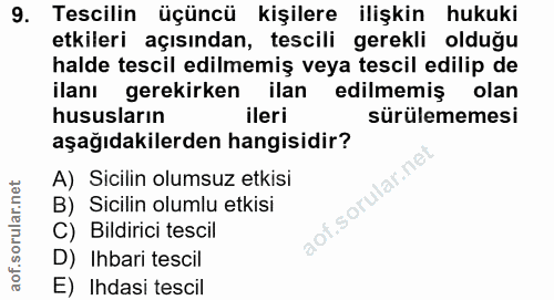 Soru 9
