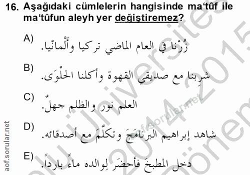 Soru 16