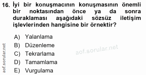 Soru 16