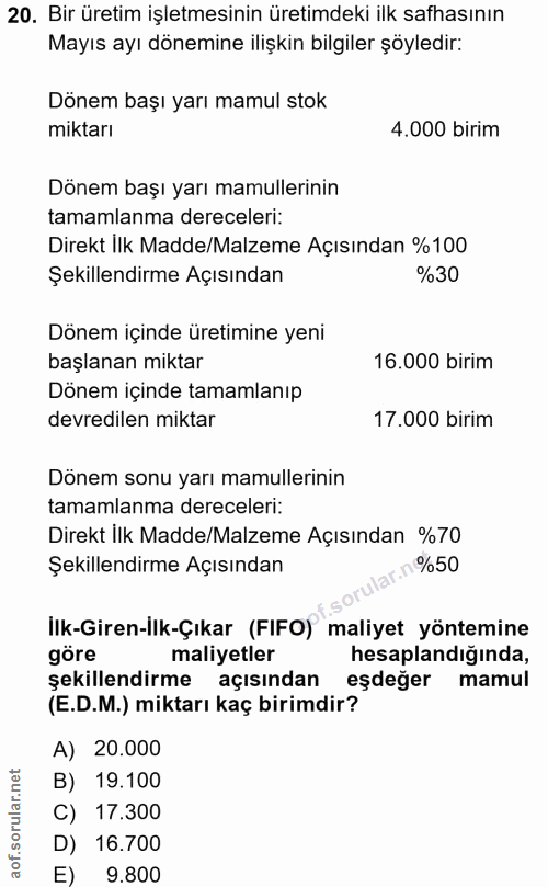Soru 20