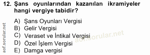 Soru 12