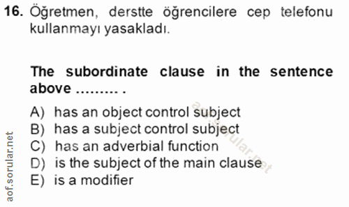 Soru 16