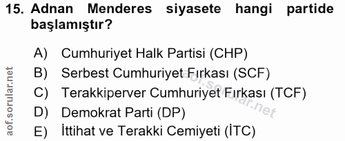 Soru 15