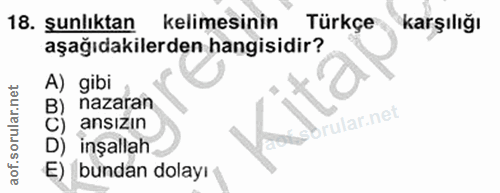 Soru 18