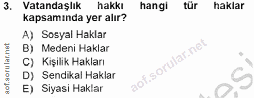 Soru 3
