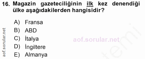 Soru 16
