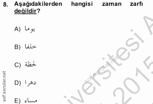 Soru 8