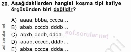 Soru 20
