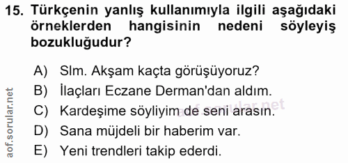 Soru 15