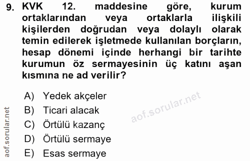 Soru 9