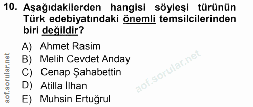 Soru 10
