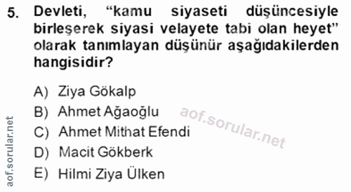 Soru 5