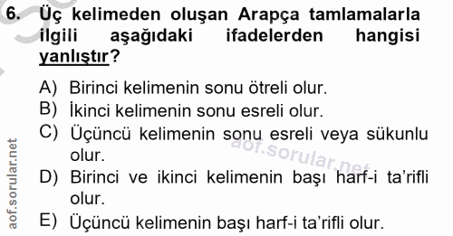Soru 6