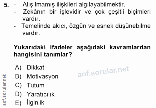 Soru 5