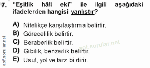Soru 7