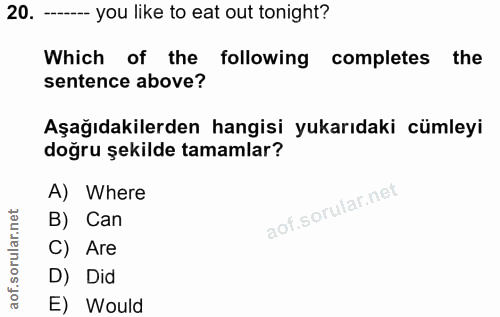 Soru 20
