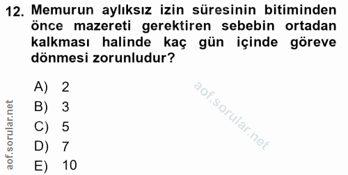 Soru 12