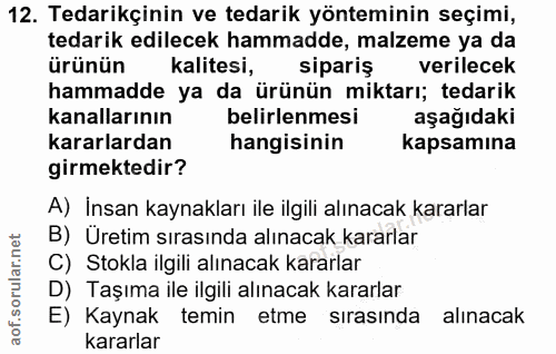 Soru 12