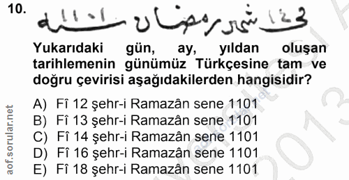 Soru 10