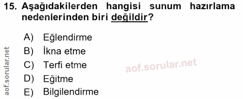 Soru 15