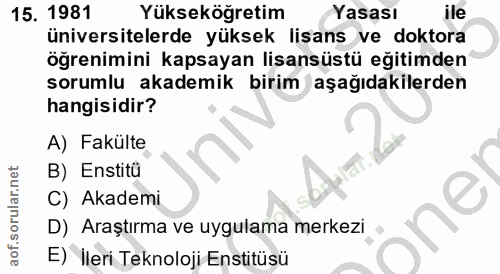 Soru 15