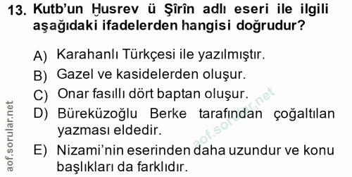 Soru 13