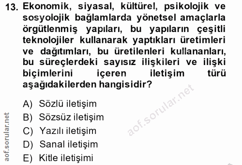 Soru 13